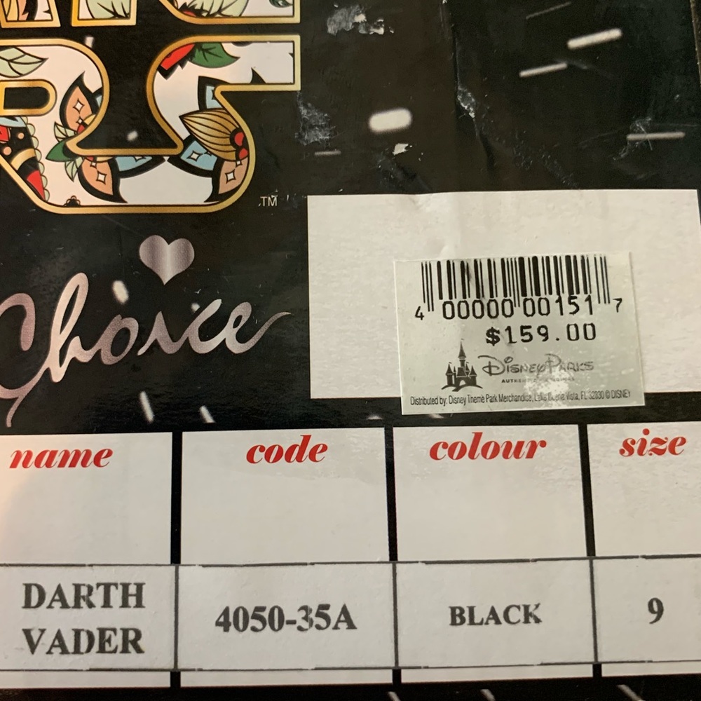 NWT ✨ Star Wars Darth Vader Women's Loafer SIZE 9 - Picture 4 of 14